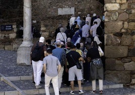 Turistas en Málaga.