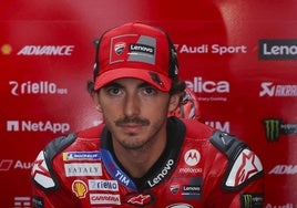 El actual campeón del campeonato de Moto GP, Francesco Bagnaia.