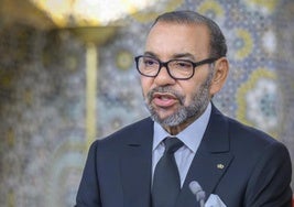 El rey Mohamed VI de Marruecos