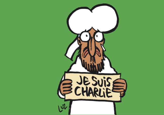 La revista 'Charlie Hebdo' volvió a publicar una caricatura de Mahoma bajo el lema 'Je suis Charlie'.