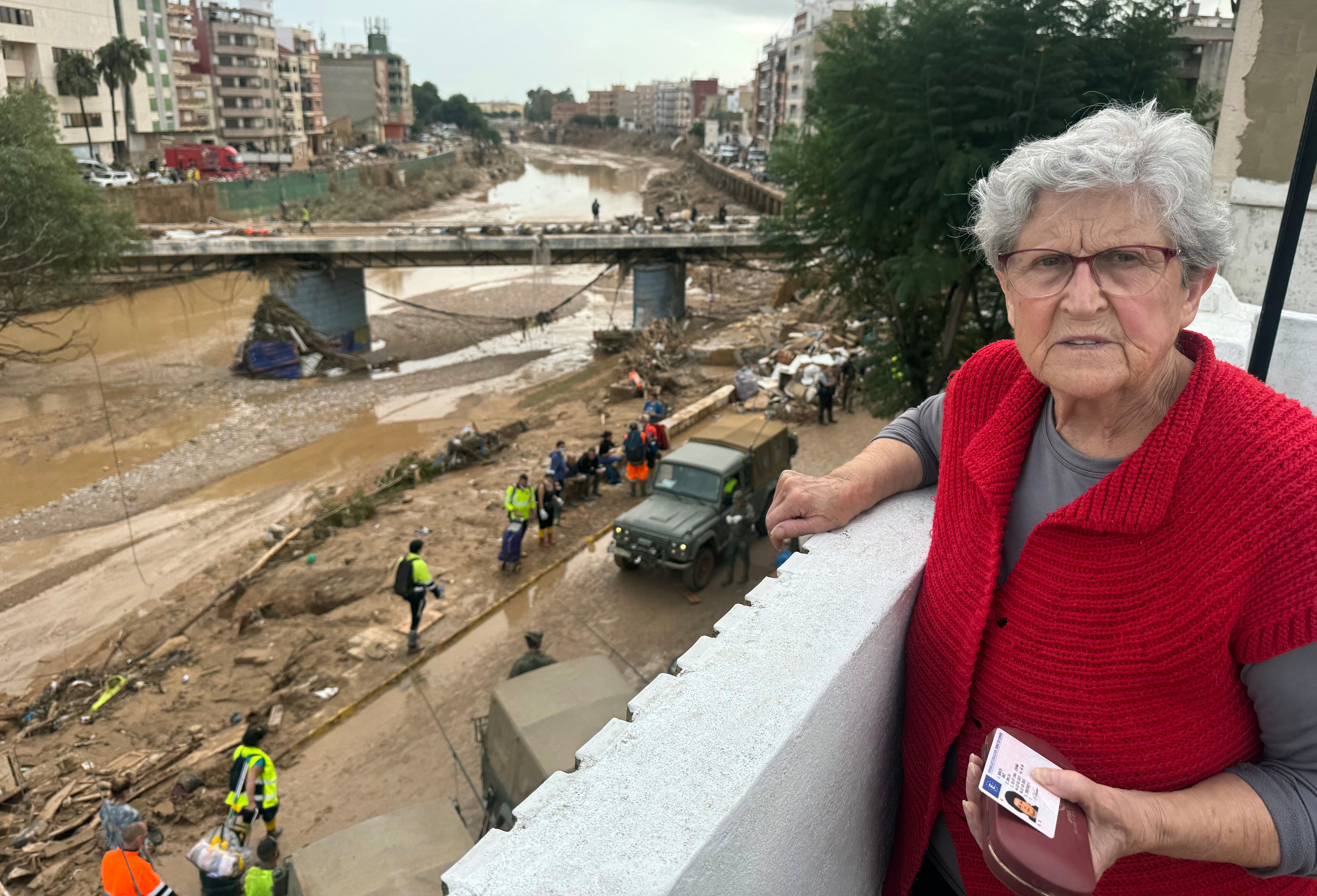 Imagen principal - «Mis cuñados murieron en el piso de abajo y no pude hacer nada»