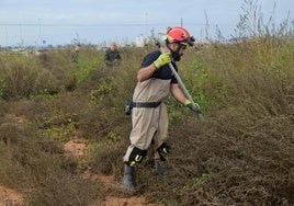 Efectivos revisan campos de Loriguilla en busca de víctimas