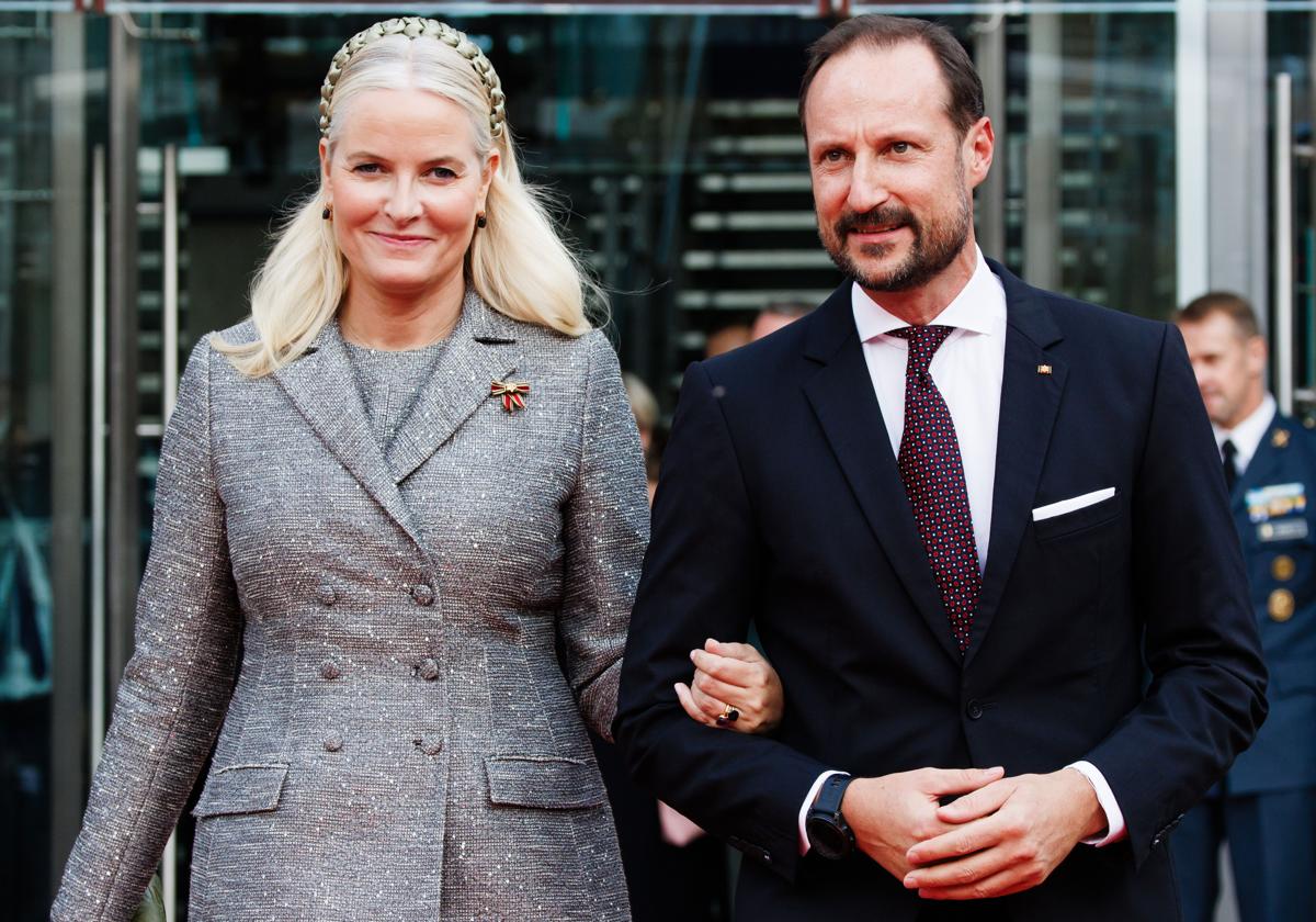 El príncipe Haakon y la princesa Mette-Marit.