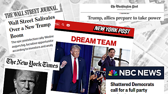 Así ven los medios estadounidenses el triunfo de Trump: «Dream Team»