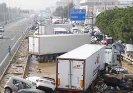 La Pista de Silla a la altura de Alfafar