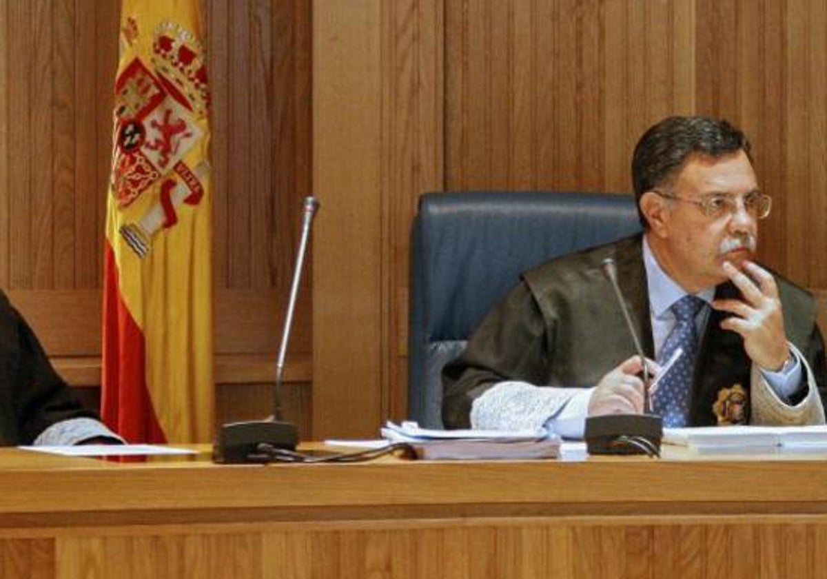 El magistrado del Tribunal Supremo Ángel Hurtado en un juicio cuando estaba en la Audiencia Nacional.