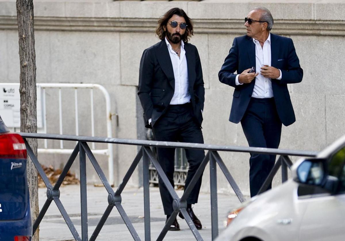 Javier Hidalgo antes de comparecer en la Audiencia Nacional.