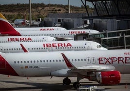 Aviones de Iberia.