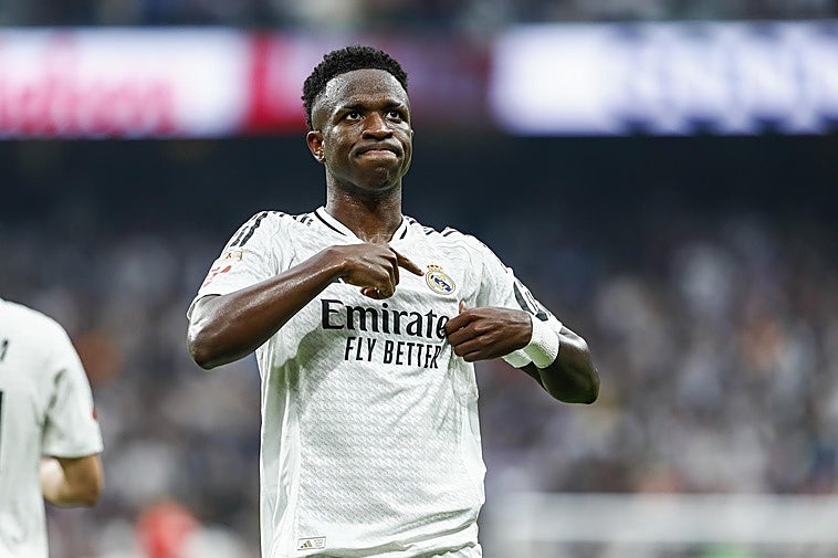 El 'hat-trick' de Vinicius en la victoria del Real Madrid sobre Osasuna
