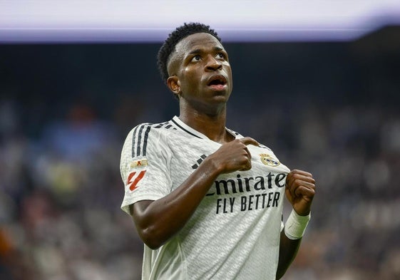 Vinicius tras marcar un 'hat-trick' en el Bernabéu ante el Osasuna