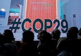 Imagen de la cita climática en Bakú.