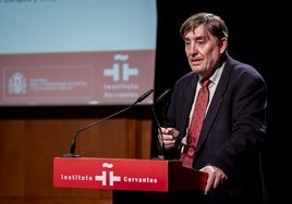 García Montero, durante el acto de presentación del Observatorio.
