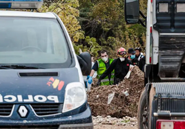 Trabajos de la Policía Científica en Sedaví.