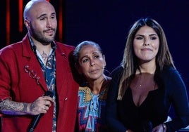 Kiko Rivera, Isa Pantpoja y su madre Isabel Pantoja cuando se llevaban bien.