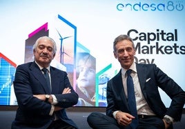 El consejero delegado de Endesa, José Bogas, y el director general económico-financiero, Marco Palermo.