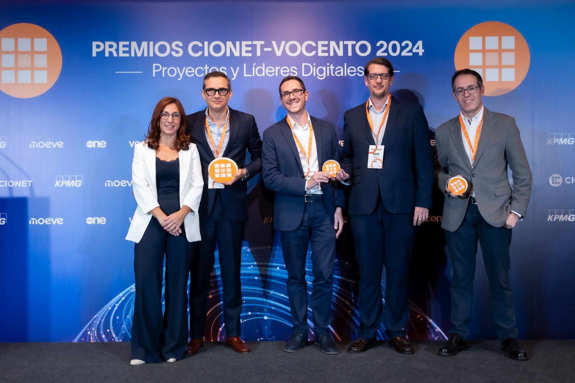 Finalistas y premiados de la cuarta edición de los Premios CIONET Vocento.