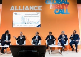 Los participantes de la mesa redonda de Anfac en Global Mobility Call