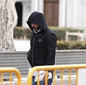 De Aldama en una anterior comparecencia en la Audiencia Nacional cuando todavía estaba libre