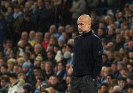 Pep Guardiola, tras caer en el Etihad Stadium ante el Tottenham.