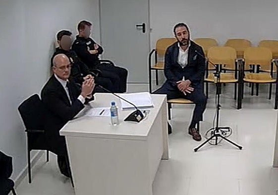 Aldama, durante su declaración del jueves ante el juez Ismael Moreno.