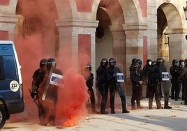 Imagen de archivo de una manifestación en Cataluña.