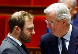 El primer ministro francés, Michel Barnier, en la Asamblea Nacional.