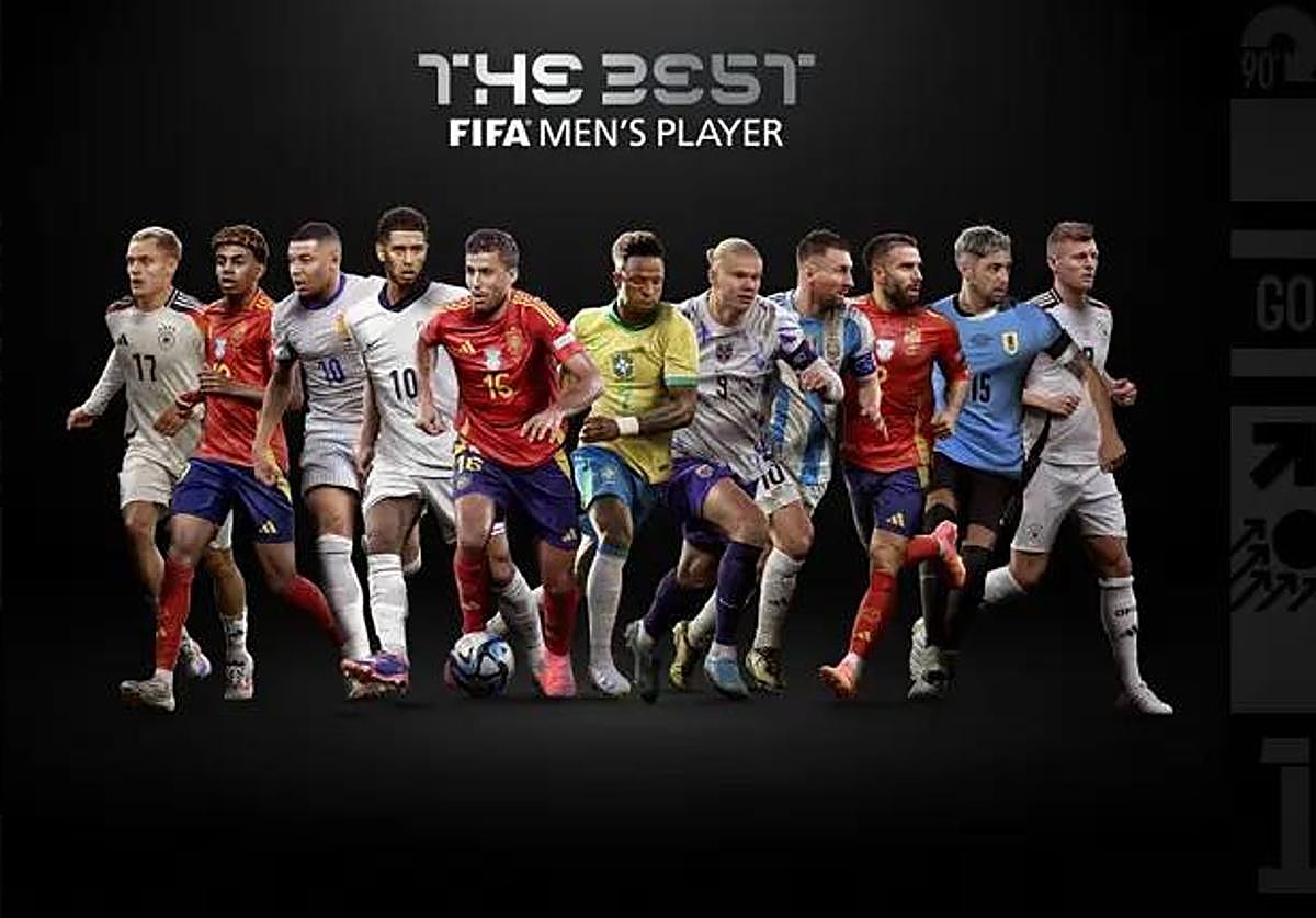 Rodri, Lamine Yamal y Carvajal, nominados al The Best de la FIFA