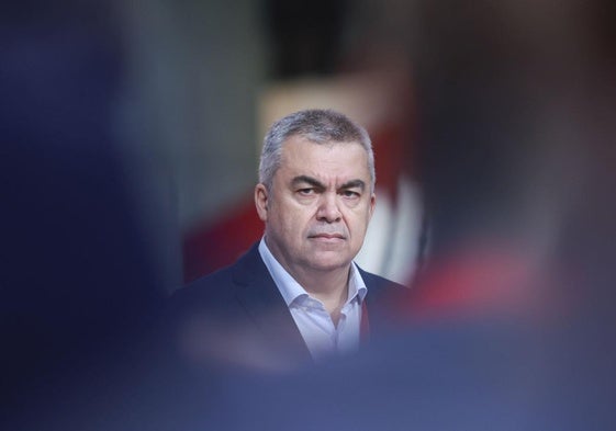 El secretario de Organización del PSOE, Santos Cerdán, durante el primer día del 41 Congreso Federal del partido.