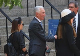 Charles Kushner, en el funeral de Ivana Trump, la madre de Ivanka, en julio de 2022.