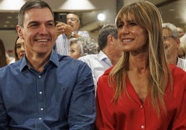 Pedro Sánchez y Begoña Gómez.