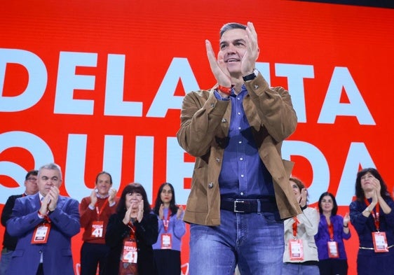 Pedro Sánchez, este sábado en la inauguración del 41ª congreso federal del PSOE celebrado en Sevilla.