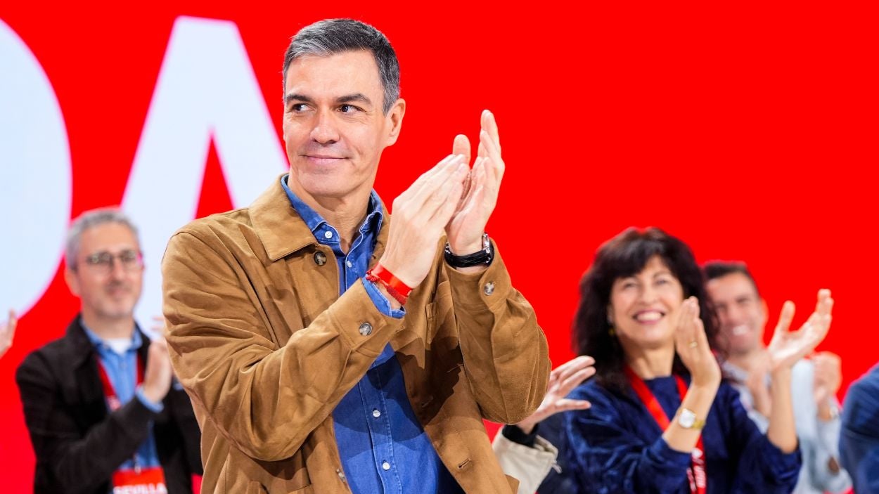 Pedro Sánchez, en el congreso federal del PSOE.