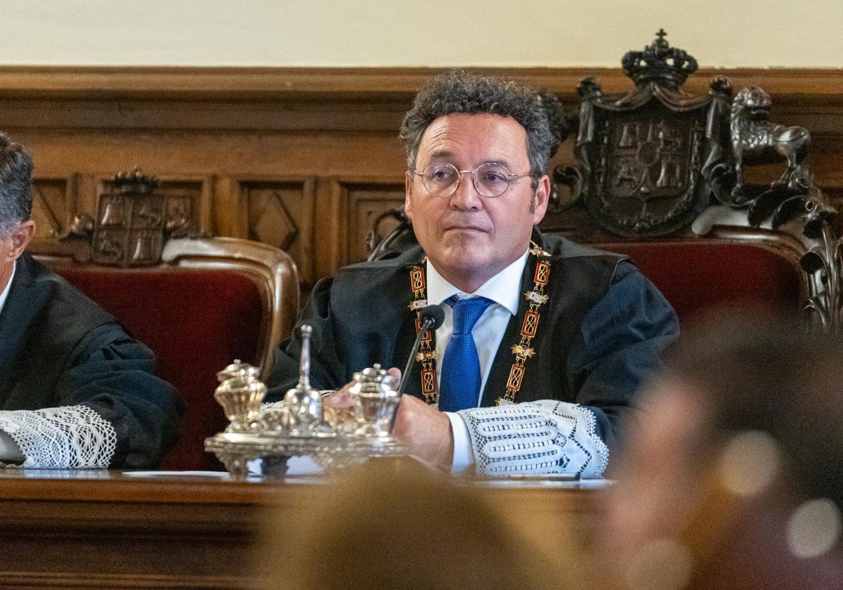 El fiscal general del Estado, Álvaro García Ortiz, durante un acto institucional.