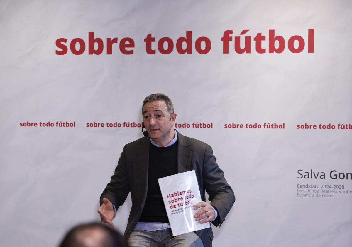 El presidente de la Federación de Fútbol de la Comunitat Valenciana, Salva Gomar