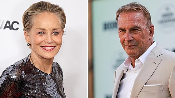 Sharon Stone y Kevin Costner, flirteo de alfombra roja