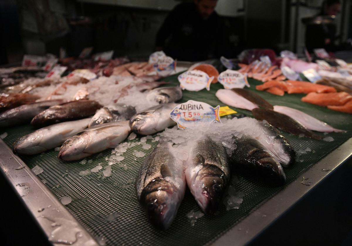 Pescadería en Baleares.