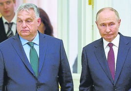 Viktor Orbán y Vladímir Putin mantienen una buena relación.