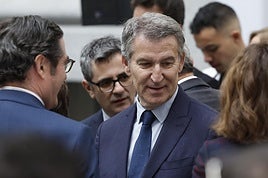 Alberto Núñez Feijóo, líder del PP