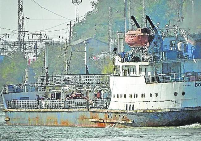 Imagen de archivo de uno de los dos buques siniestrados frente a las costas de Crimea.