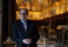 José Luis del Valle, director de la Real Biblioteca del Monasterio de El Escorial.