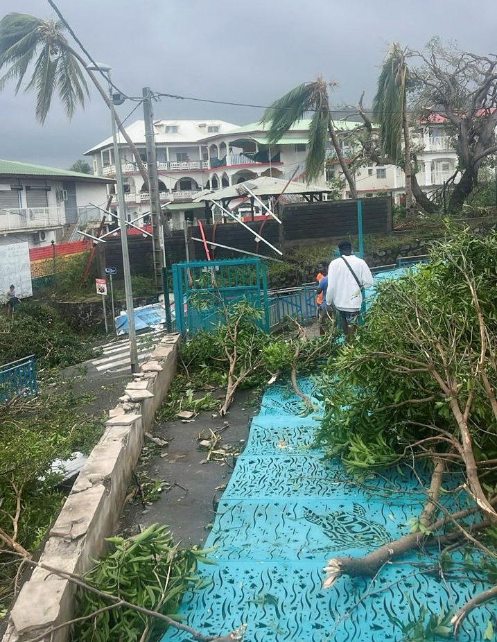 Así ha quedado el archipiélago francés de Mayotte tras el devastador paso del huracán &#039;Chido&#039;