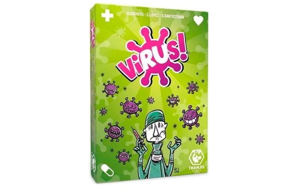 Juego de cartas Virus!. /