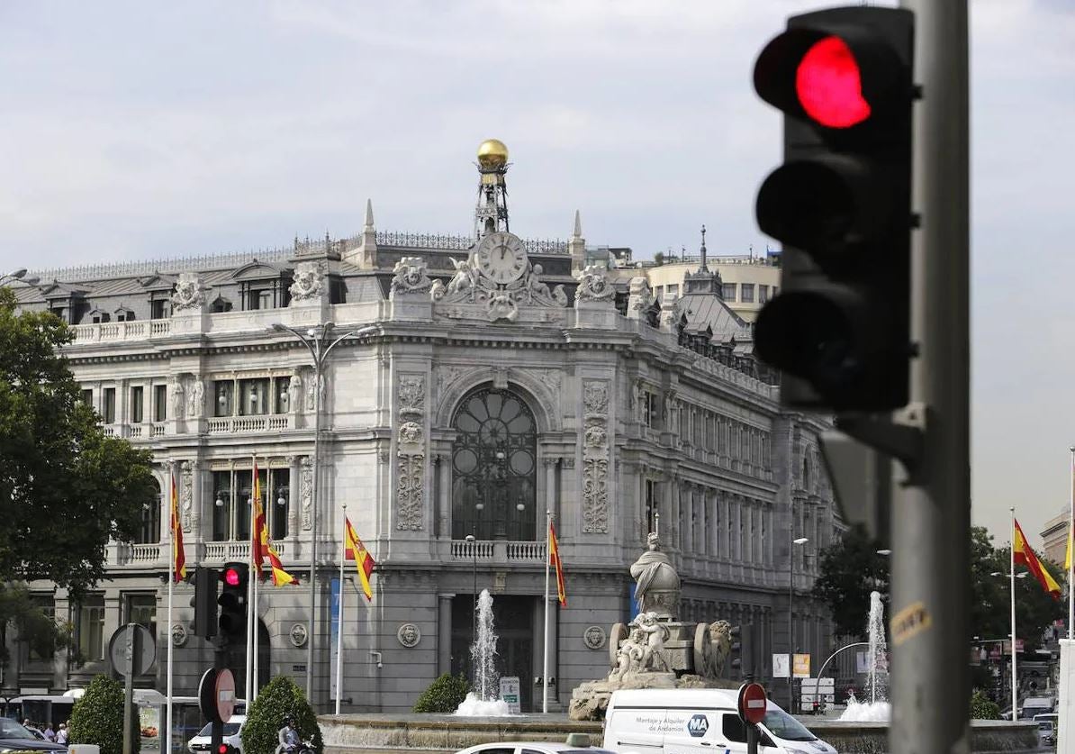 Fachada del Banco de España.