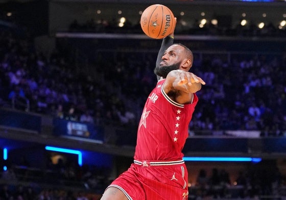 LeBron James, durante el pasado All-Star de la NBA