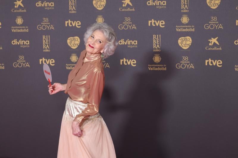 Marisa Paredes en la última edición de los Premios Goya.