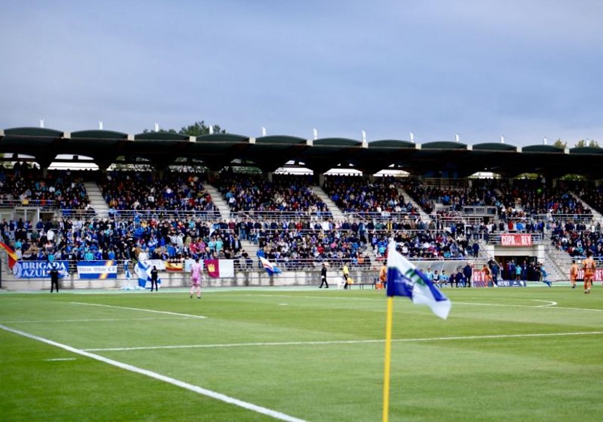 Vista del estadio del Manchego.