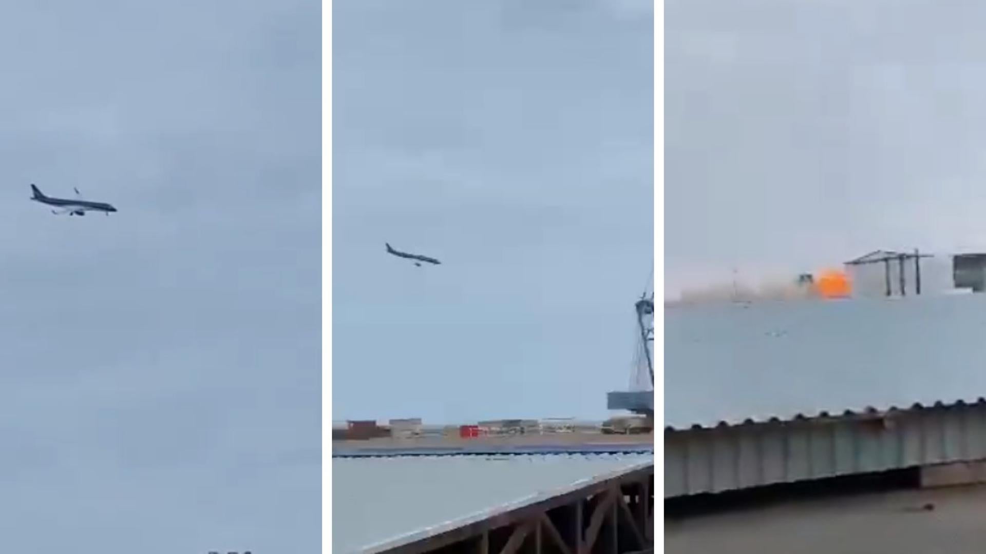 Kazakistan'ın Aktau kenti yakınlarında düşen uçakta en az 39 kişi öldü