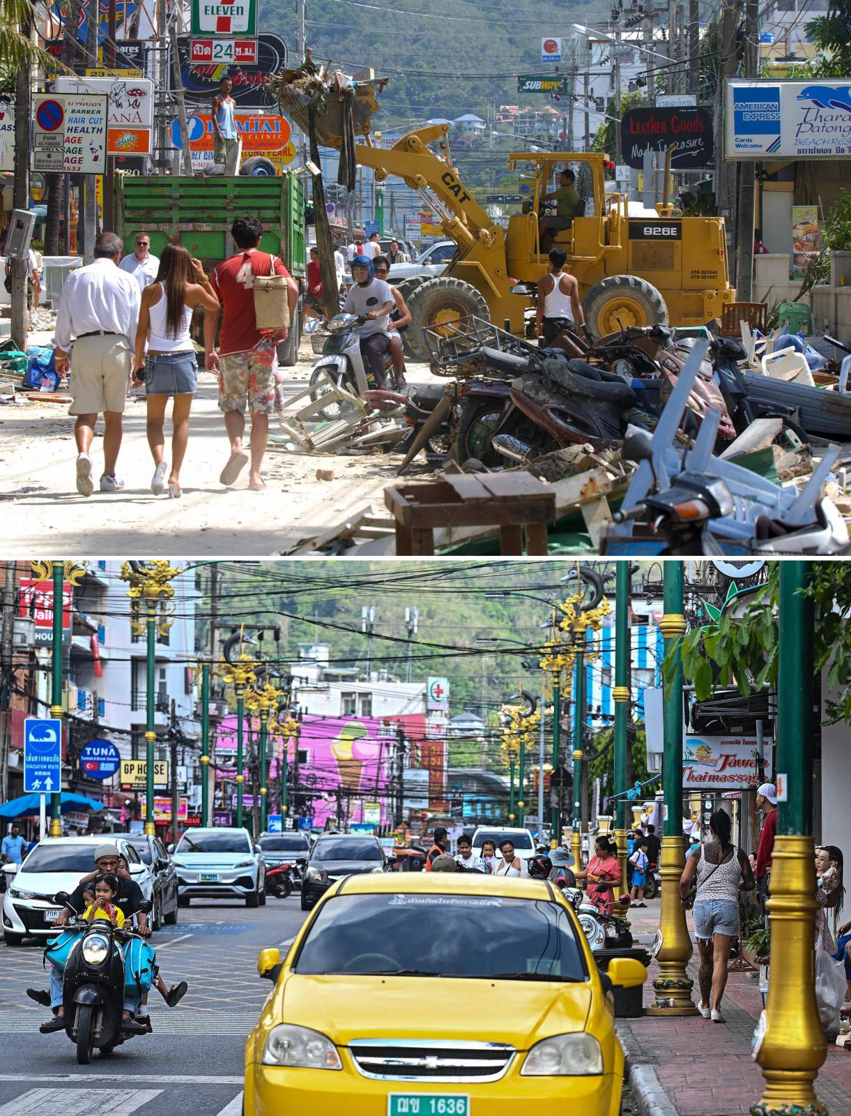 El antes y después en la isla indonesia de Sumatra tras el devastador tsunami de 2004