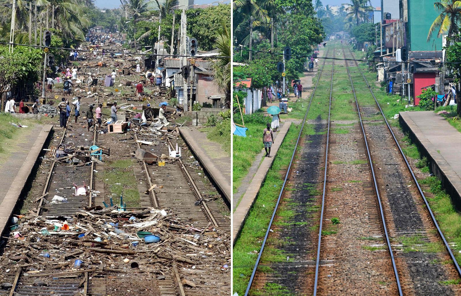 El antes y después en la isla indonesia de Sumatra tras el devastador tsunami de 2004