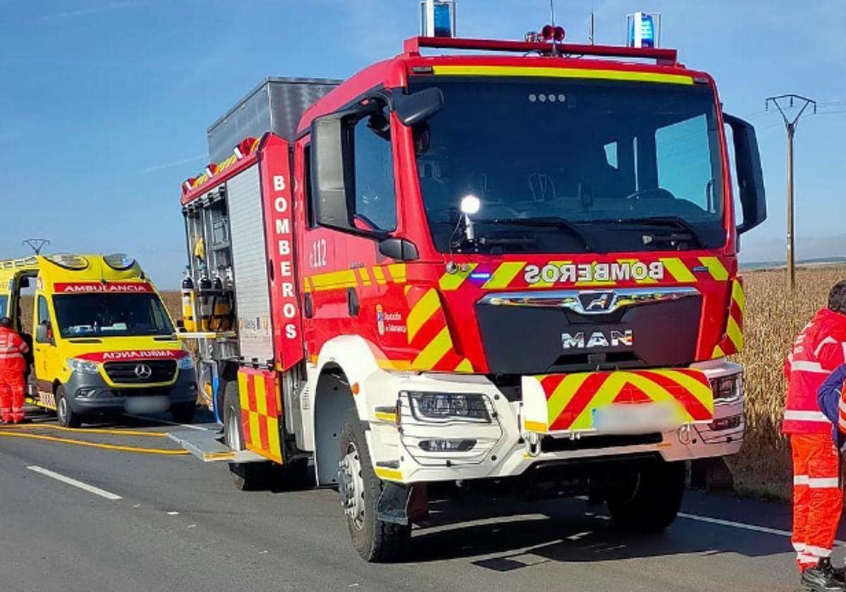 Bomberos en una imagen de archivo.